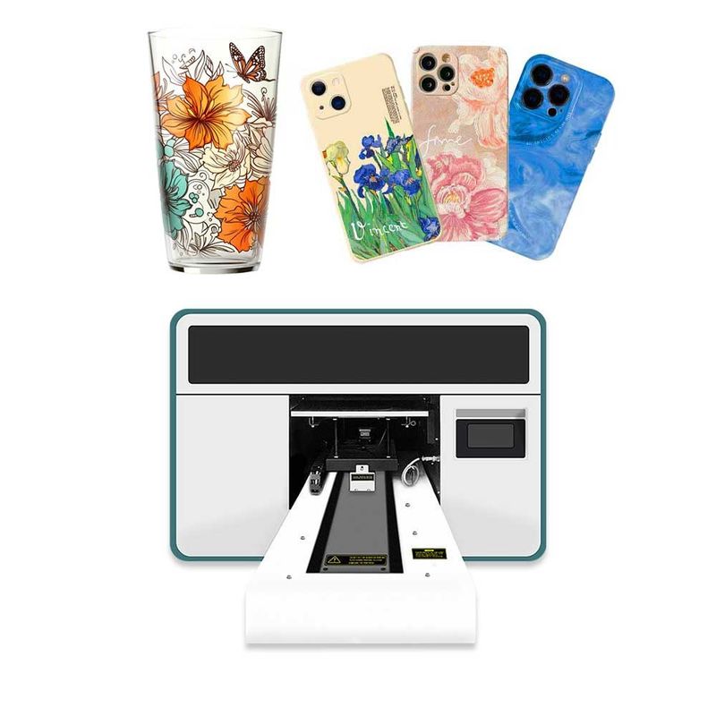 A3 Hybrid UV Printer UV Inkjet Flatbed Printer 3D Printing Machine Con Testa I3200