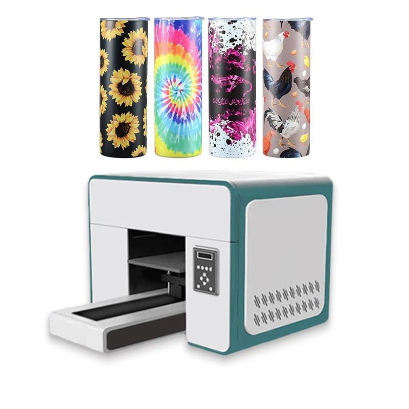 I3200 Telafono Cassa A3 Stampa UV Stampa a bottiglia di vetro 3D LED Stampa a getto d'inchiostro UV a letto piatto