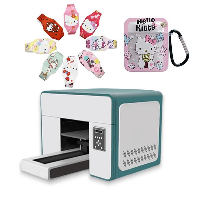 Coppa cilindro A3 UV Dtf stampante piccola scrivania stampante UV Acrilico bottiglia custodia telefono