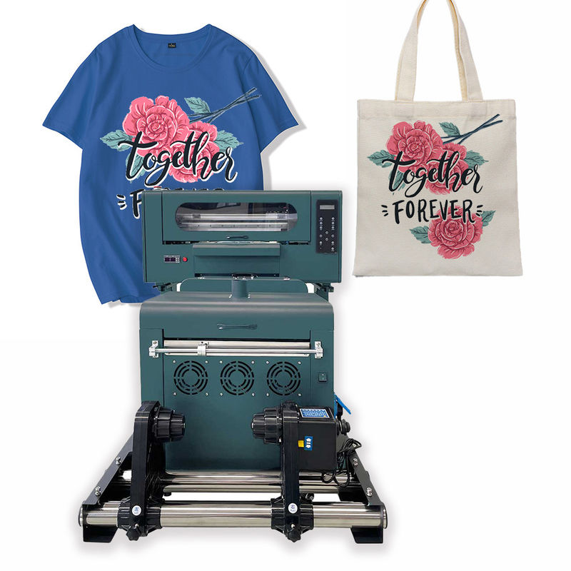 Fabbrica a doppia testa stampante DTF da 30 cm con pellicola PET A3 stampante DTF T-shirt macchina da stampa