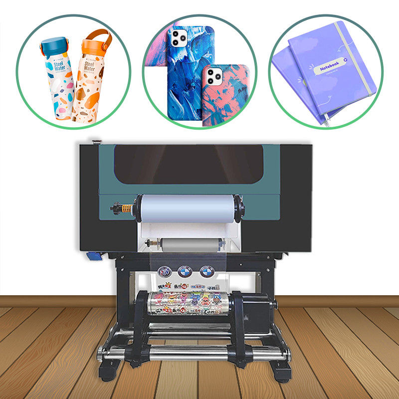 A3 UV Roll To Roll Stampa digitale Dtf tutto in una Stampa per penna Adesivo due teste Xp600