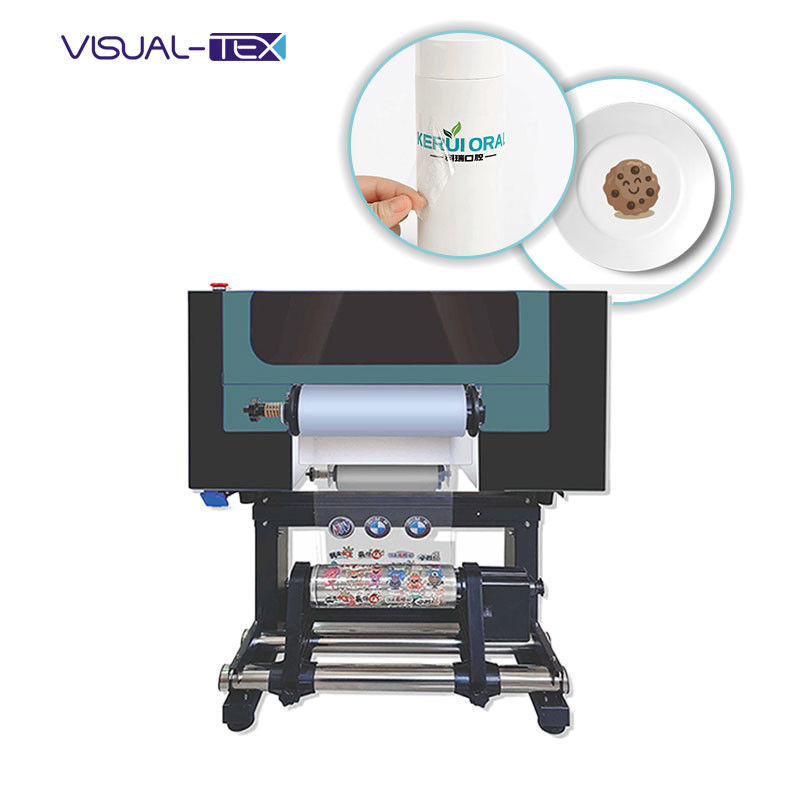 All in 1 Piccola stampante per trasferimento di pellicole UV PET 30 cm stampante DTF A3 UV con 2 XP600