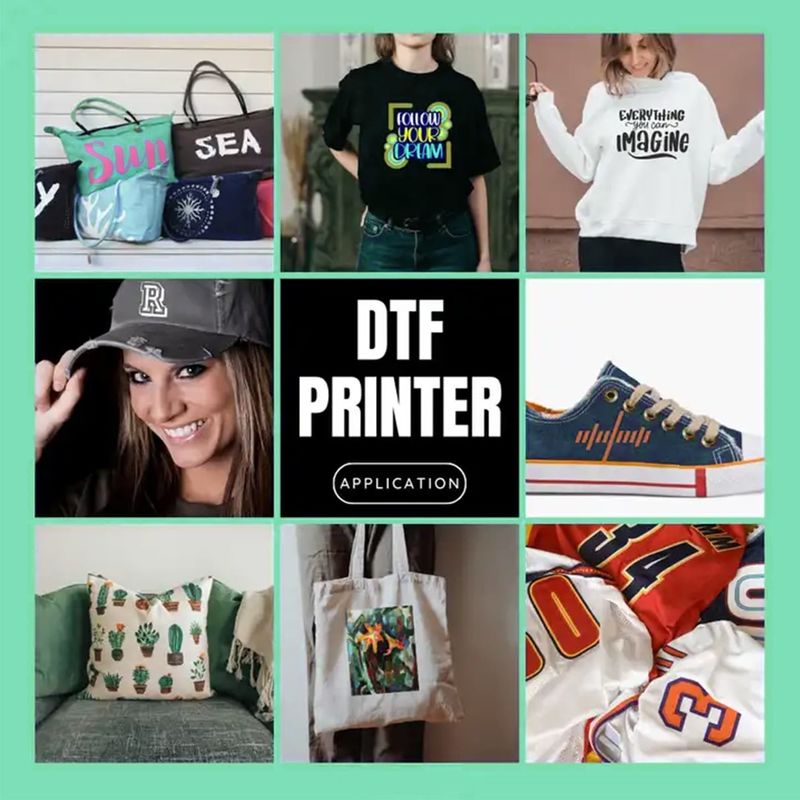 Stampa a pellicola A3 per T-shirt DTF con macchina a polvere agitata per la testa del rimorchio