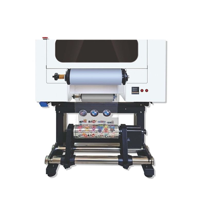 Stampante UV Dtf da 30 cm per stampare adesivi da rotolare a rotolare