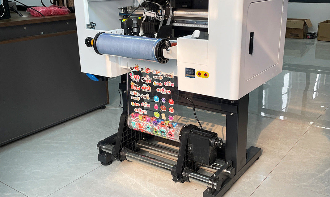 Stampa DTF A3 UV con laminatore roll to roll all-in-one Stampa DTF A3 UV per adesivi