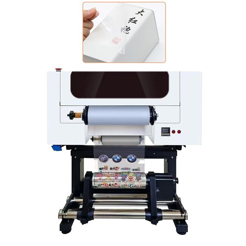 Stampante DTF UV da 30 cm da rullo a rullo Stampante DTF UV A3 con due teste XP600