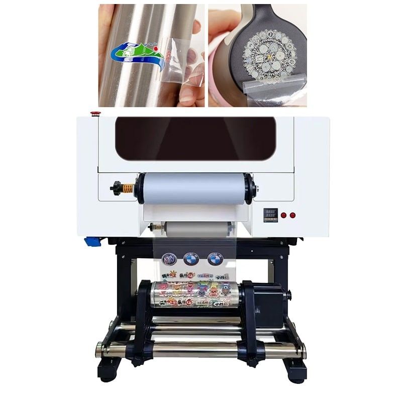 Stampa DTF UV larghezza 300 mm con consumo di inchiostro di 20 ml/mq per stampa ad alto volume