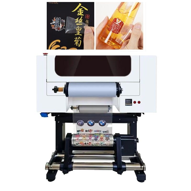 2024 A3 Stampa DTF UV Logo Stampa 30CM Stampa DTF UV con laminazione per adesivi