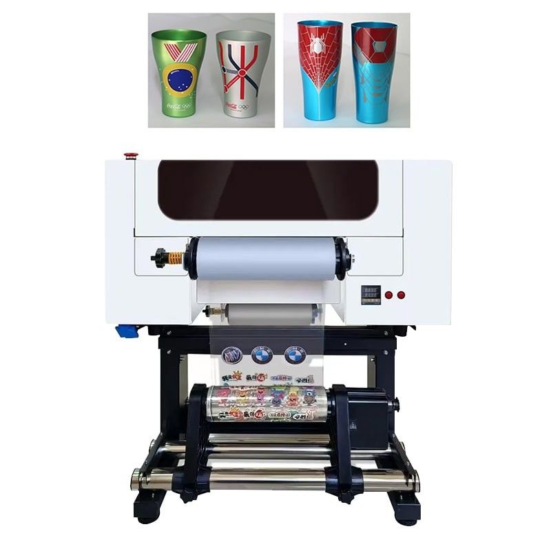 Stampa DTF UV a rullo A3 Stampa DTF UV 30 cm con laminazione automatica