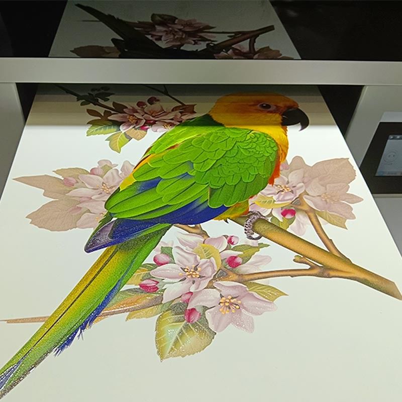 UNI-A3 Flatbed UV Printing Machine con stampante ad inchiostro UV a 8 colori