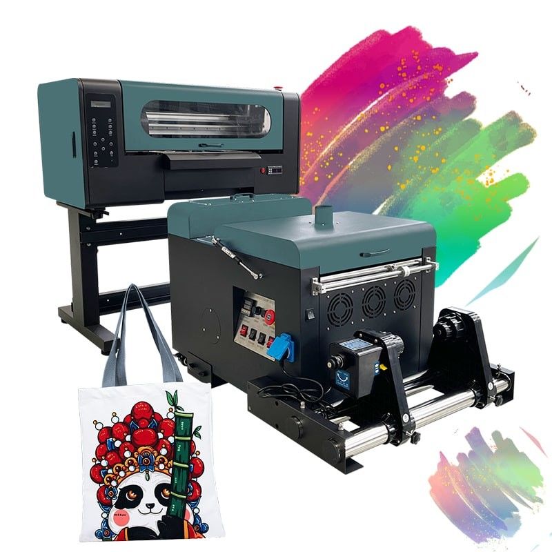 Piccole dimensioni 300mm larghezza di stampa DTF stampante con 2 teste Epson F1080 in buona qualità