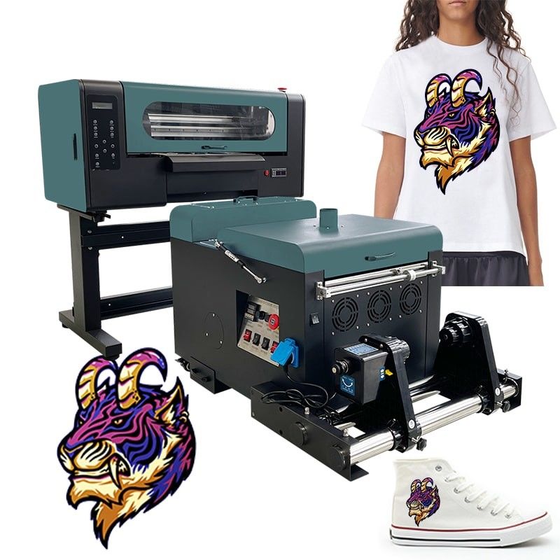 Stampa T-Shirt A3 DTF Stampa DTF da 30 cm con macchina a polvere agitata