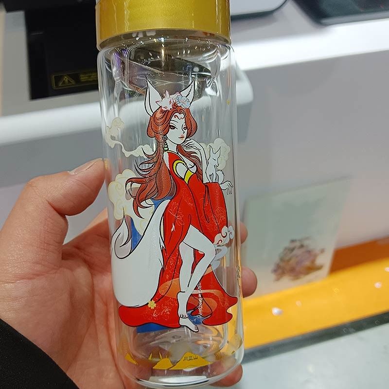 Macchina per la stampa UV a telaio piatto con testina di stampa singola a 8 canali in formato A3