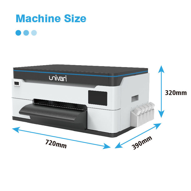 Macchina di trasferimento DTF a scrivania automatica di dimensioni A3 Compatta Stampa a getto d'inchiostro UV DTF con testa F1080 XP600
