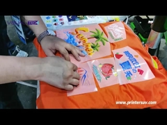 L'intero processo di stampa e stampa della T-shirt con stampante DTF da 30 cm