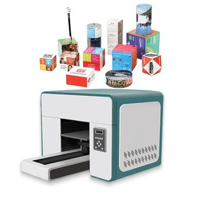 Mini stampante UV a getto d'inchiostro A3 a LED stampante UV a piatta tela carta stampa bottiglia acrilica