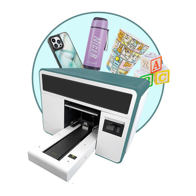 Stampa a getto di inchiostro A3 Stampa a getto di inchiostro UV Stampa a letto piatto ibrido UV con goccia di inchiostro più piccola