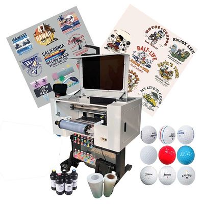 Stampa DTF UV A3 con laminatura per adesivi