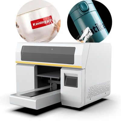 Stampa UV da negozio A3 Piccola stampante UV da scrivania A3 per la stampa a letto piatto, a rotoli e a cilindri