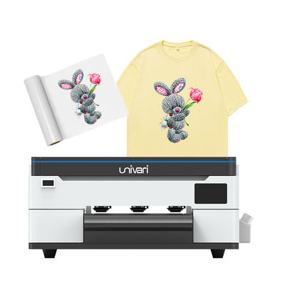 Compatta dimensione A3 Laminating Auto Desk DTF Transfer Machine Stampa a getto d'inchiostro UV DTF con F1080 XP600 Stampa T-shirt